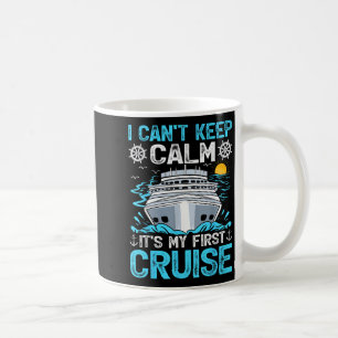 Mug Je ne peux pas rester calme c'est ma première croi