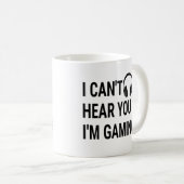 Mug Je ne peux pas t'entendre Je suis en jeu (Devant droit)