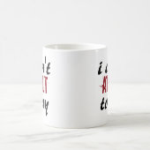 Mug Je ne peux pas texte à la mode drôle mignon (Centre)