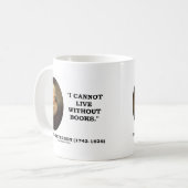 Mug Je ne peux pas vivre sans livres (Devant gauche)