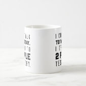 Mug Je ne peux pas vous parler aujourd'hui (Centre)