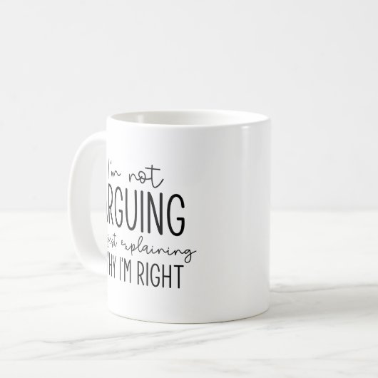 Mug Je ne plaide pas (Devant gauche)