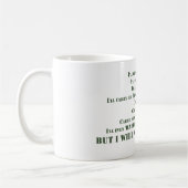 Mug Je ne porterai pas un pistolet (Gauche)