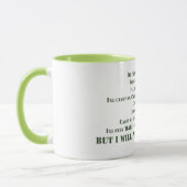 Mug Je ne porterai pas un pistolet (Gauche)