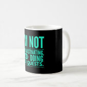 Mug Je Ne Procrastine Pas Les Quêtes Side (Devant droit)