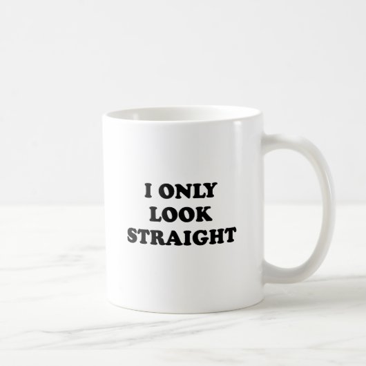 MUG JE NE REGARDE QUE DEVANT MOI (Droite)