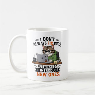 Mug Je ne répare pas toujours les bogues