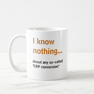 Mug Je ne sais rien. .about n'importe quelle