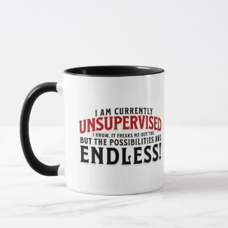 Mug Je Ne Suis Actuellement Pas Supervisé
