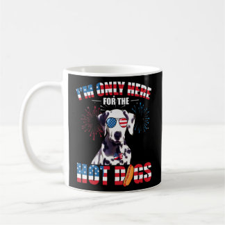Mug Je Ne Suis Ici Que Pour Les Chiens Chauds Américai