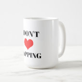 Mug Je ne suis pas amoureux de la sieste Saint-Valenti (Devant droit)