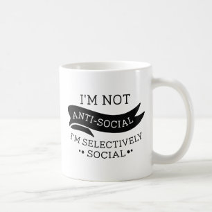 Mug Je ne suis pas anti-social