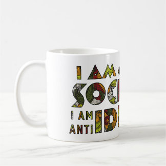 Mug Je ne suis pas anti social que je suis anti idiot.