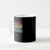 Mug Je ne suis pas antisocial Je suis sélectivement so (Devant gauche)