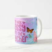 Mug Je ne suis pas autoritaire, je suis l'enseignant (Devant droit)