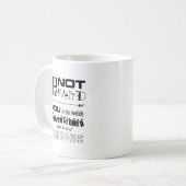 Mug Je ne suis pas bizarre ! (Devant gauche)