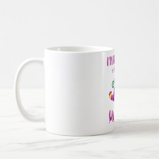 Mug Je ne suis pas bizarre, je suis juste unique (Gauche)