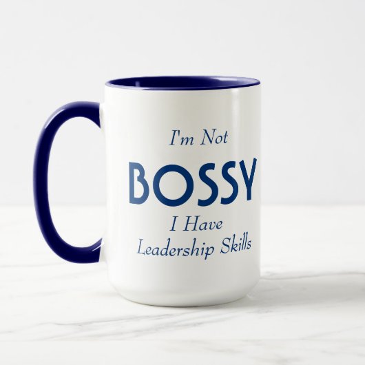 Mug Je ne suis pas BOSSY (Gauche)