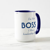 Mug Je ne suis pas BOSSY (Devant droit)