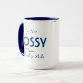 Mug Je ne suis pas BOSSY (Devant gauche)