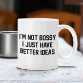 Mug Je ne suis pas Bossy