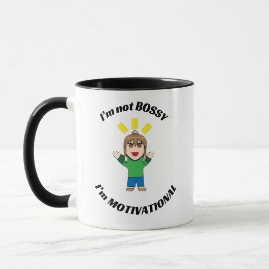 Mug Je ne suis pas Bossy (Gauche)