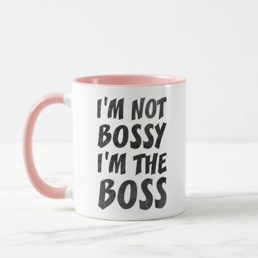 Mug Je ne suis pas Bossy Je suis le Café du Patron (Gauche)