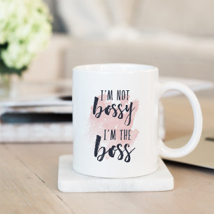 Mug Je ne suis pas Bossy, je suis le patron