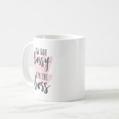 Mug Je ne suis pas Bossy, je suis le patron (Devant gauche)