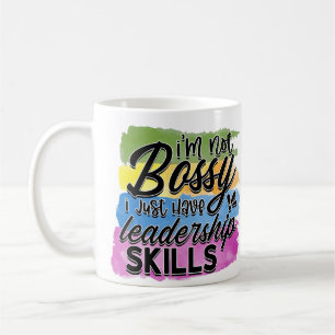 Mug Je ne suis pas Bossy/Leadership