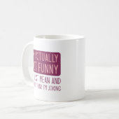 Mug Je ne suis pas drôle (Devant gauche)