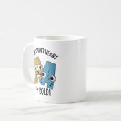 Mug Je ne suis pas en surpoids Je suis Bold Funny Font (Devant gauche)