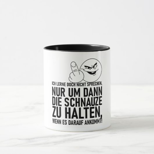 MUG JE NE SUIS PAS EN TRAIN D'APPRENDRE À PARLER (Centre)