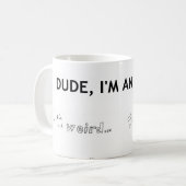 Mug Je ne suis pas étrange, je suis juste câblé (Devant gauche)