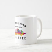 Mug Je ne suis pas fâché, je viens de New York (Devant droit)