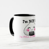 Mug Je ne suis pas FAT. Je suis PLEIN de la DOUCEUR ! (Devant gauche)