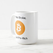 Mug Je ne suis pas fauché Je suis juste pré-riche (Devant gauche)