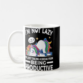 Mug Je ne suis pas fou Je ne fais qu'une pause d'être 