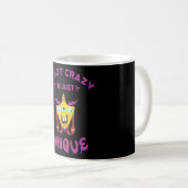 Mug Je ne suis pas fou Je suis juste unique (Devant droit)
