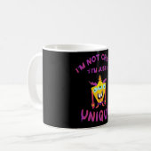 Mug Je ne suis pas fou Je suis juste unique (Devant gauche)
