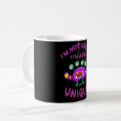 Mug Je ne suis pas fou, je suis juste unique (Devant gauche)