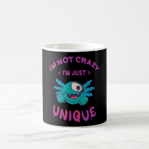 Mug Je ne suis pas fou, je suis juste unique Axolotl