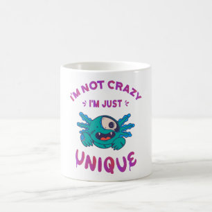 Mug Je ne suis pas fou Je suis juste unique Axolotl