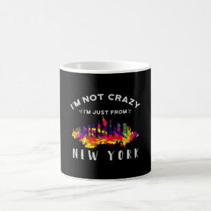 Mug Je ne suis pas fou, je viens de New York