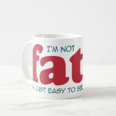 Mug Je ne suis pas gros (Devant gauche)