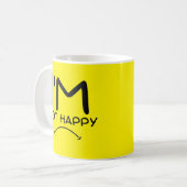 Mug Je ne suis pas heureux (Devant gauche)