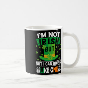 Mug Je ne suis pas irlandais mais je peux boire comme