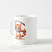 Mug Je ne suis pas Kitten autour, mignon pistolet Sarc (Devant gauche)