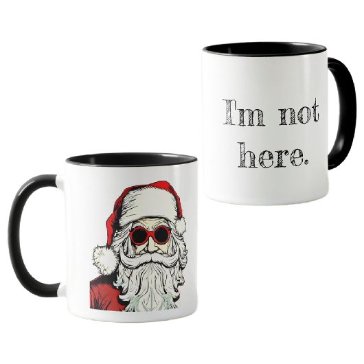 Mug "Je ne suis pas là" BANDE DE VACANCES WHIMSIGOTH