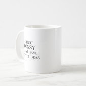 Mug Je ne suis pas le patron, j'ai simplement de meill (Devant gauche)